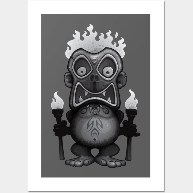 Tiki Munkee Wall Art by fizzgig